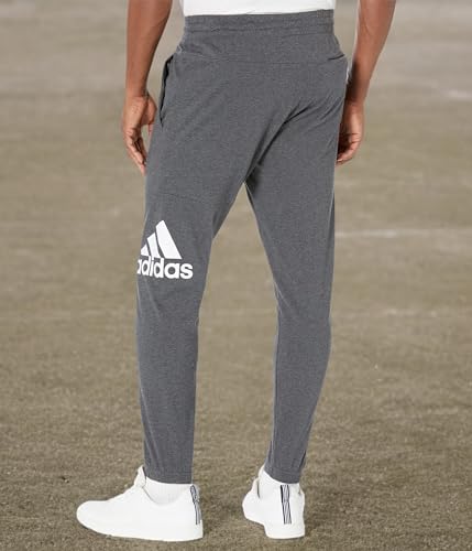 adidas Men's Essentials Single Jersey Tapered Badge of Sport Pants2