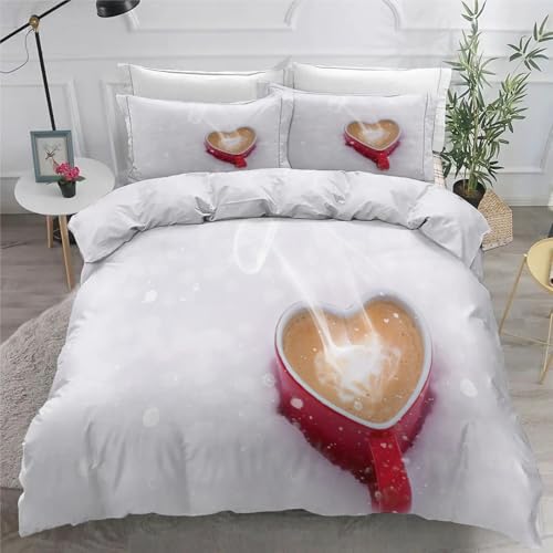 Housse de couette 220x240 fermeture éclair pour changer votre lit sans effort