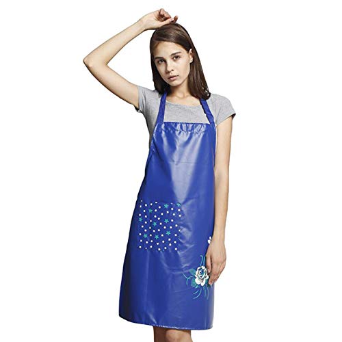 Tablier de cuisine pour femme imperméable idéal pour vaisselle et cuisine