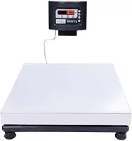 Balança Digital Comercial 300kg c/Bateria 40x50 Bivolt Welmy