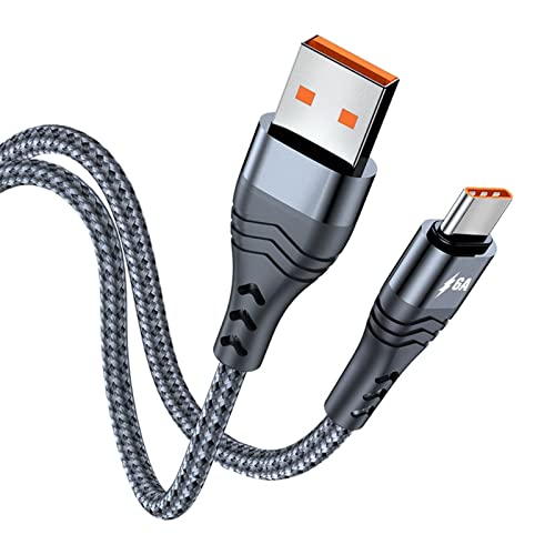 Hoppac Câble USB C vers USB C,[2m] Câble Type C vers Type C Pour Charge Rapide et Transfert De Données, PD 60W 20V/3A Câble Type C Nylon pour Macbook Pro/Air/iPad Pro/Samsung S21/S20/Huawei/Xiaomi Cover