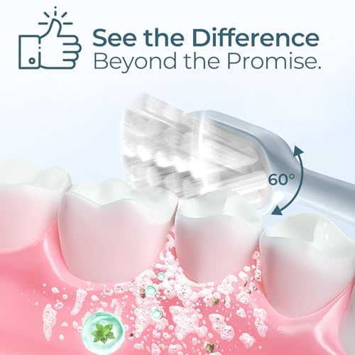 Cepillo de dientes eléctrico blanco para adultos con temporizador automático de dos minutos 3