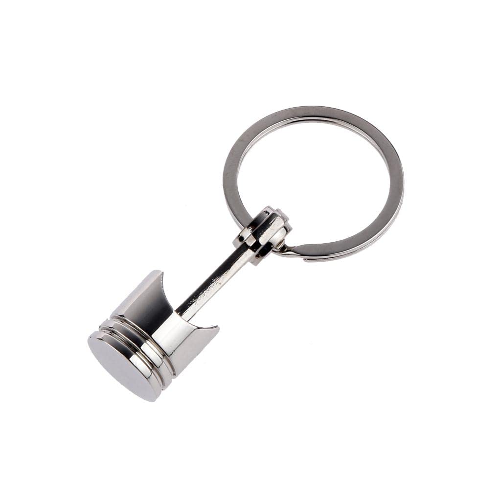 SAZ DEKOR New Piston Keyring Car Engine Key Chain Keyfob Unique Keychain Pendant Gifts