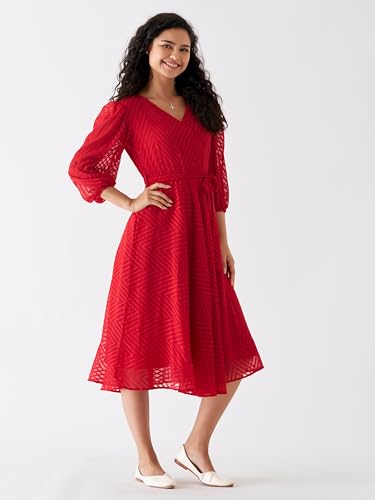 Image of AASK Women Fancy Plain & Solid Designer Dress for Women