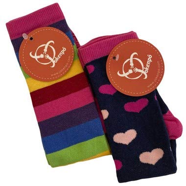 Kit Galocha + 2 Pares de Meia Infantil Jokenpô Feminina Rosa