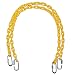 Fully Coated Chain ( Small 40" )+ 4 Free Quick Links Water resistant Chain Swingset Seat, Baby Swing, Toddler Swing, Trapeze Bar Playground Equipment Chain, Jungle Gym 2 (1 Pair) (Yellow, Small-40")