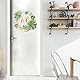 Toilette Blumen Grün Wandaufkleber Eucalyptus Pflanzen Blätter, PVC Toilettendeckel aufkleber Bad Möbel Tür Schild Dekor Abnehmbar und selbstklebend (VA-F018)