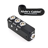 Alvin's Cables 4 x 2 Pines de Entrada|salida Mini Cable Divisor de 2 Pines Hembra en 3X 0B 2Pin Hembra Hacia Fuera Fuente de Alimentación Distribuidor para Arri Alexa Camera|Steadicam|Teradek Bond