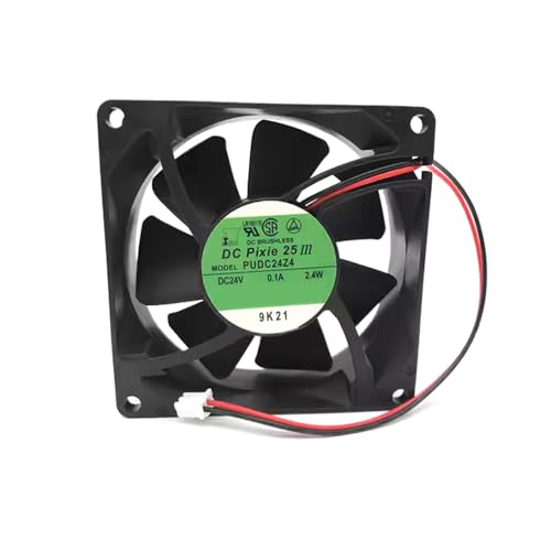 Ventilador SERVO PUDC24Z4 de 2 líneas con regulación térmica precisa de 24V