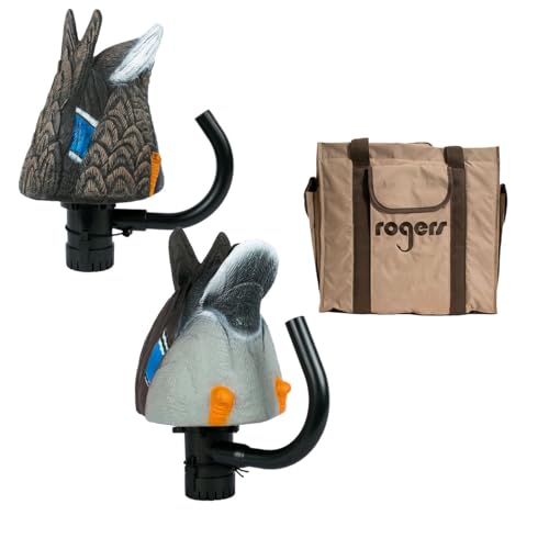 Lucky Duck Agitator 2.0 Mallard Duck Butt Combo with Bag, Decoy 2 Pack