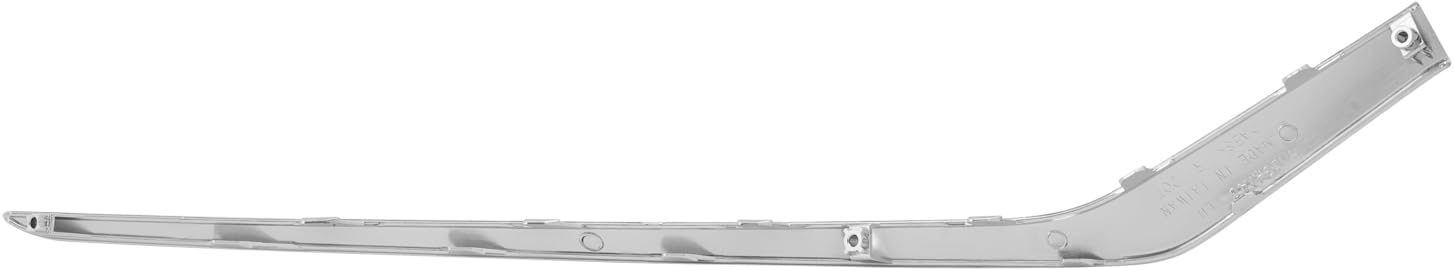 Auto Dynasty HY1046112 Front Lower Bumper Cover Molding Compatible with Sonata (Exclude Hybrid and Sport) 2018-2019, Driver Left Side, Polished Chrome