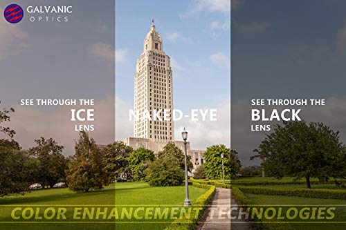 Image of Galvanic Replacement Lenses for Ray-Ban RB4033 60mm Sunglasses - Ice + Black Polarized - Combo Pack