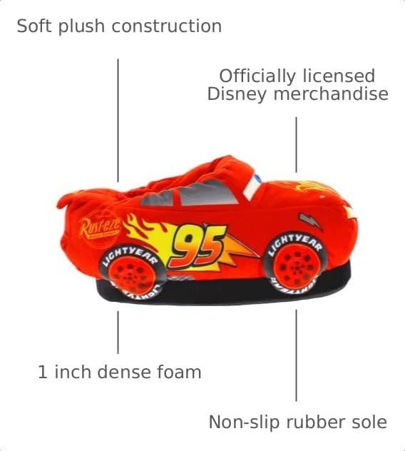 Image of Happy Feet Slippers Officially Licensed Disney and Pixar Character, Figural Slippers for Men, Women, Kids, As Seen on Shark Tank