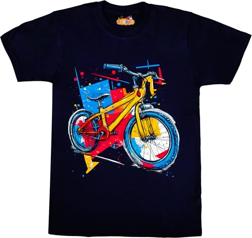 Image of Boys Regular Fit Soft Cotton T-Shirts Pack of 5 |Soft Cotton Breathable Fabric |Half Sleeve Round Neck Multicolored |T-Shirts for Kids