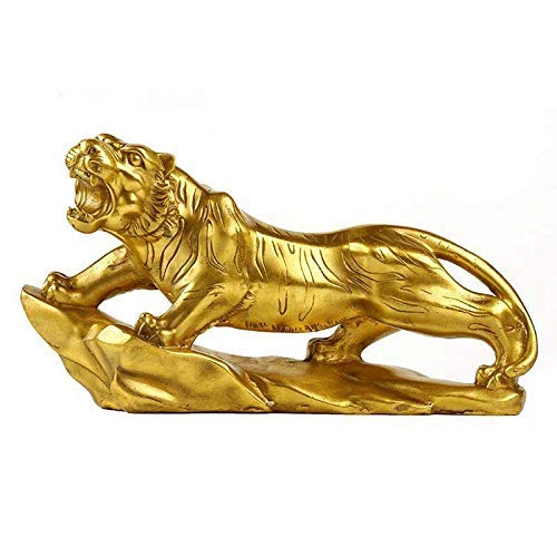 Statue de tigre en cuivre pur H3TF5J pour rompre la monotonie de votre décoration