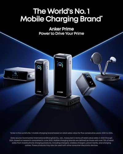 Anker Prime Power Bank, 26,250mAh 300W Fast Charging | 3-Port Portable Charger, Two-Way Charging, TSA-Approved, App Control, for MacBook, iPhone 17 / 16 Series (Base Not Included) - image 7