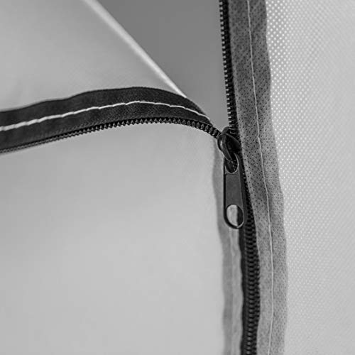 ALLEGRA Staubschutztür Bautür Staubwand mit Reisverschluß Staub Schutz Folie Staubschutz Tür Staubtür aus atmungsaktivem Vlies,