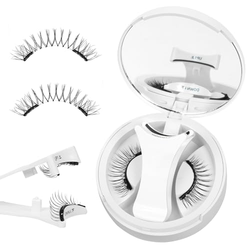 Higu clace Magnetic Eyelashes with Applicator Natural Look Magnetic Lashes No Glue Needed Reusable Eyelashes Soft with Applicator Easy to Wear and Remove(G01)