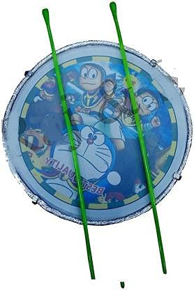 SHRI SAI TRADERS Tasha for Kids with Sticks and Waist Strap Musical Instruments Drum Dhol Toy for Boys