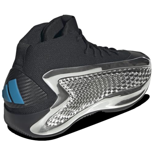 Adidas Anthony Edwards 1 Mid - Men's (JI0424, Silver/Black)3