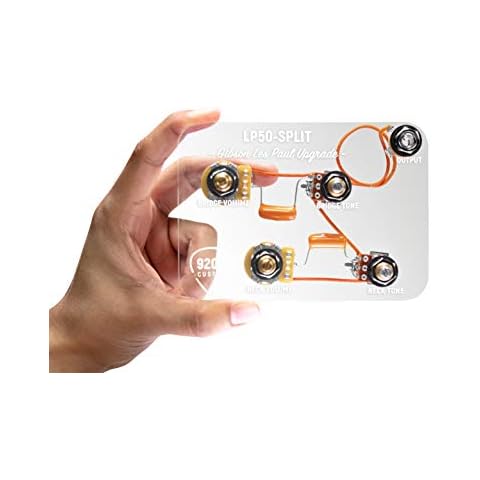 920D Custom Les Paul Wiring Harness with Pickup Splitting Cover