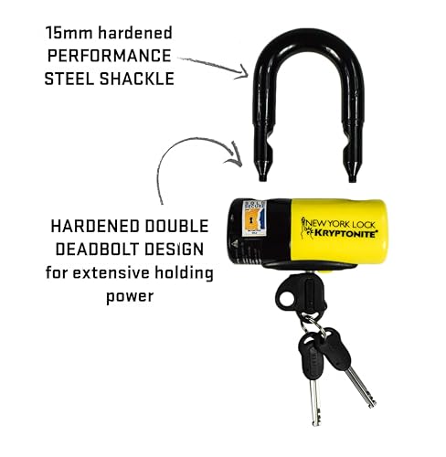 Image of Kryptonite New York Fahgettaboudit Chain 1415 & New York Disc Lock