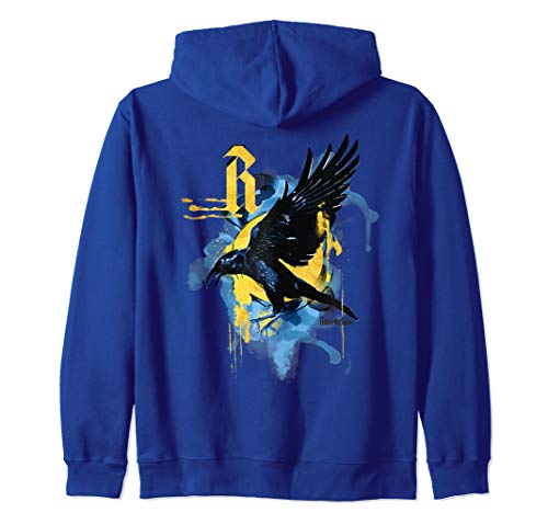 Harry Potter Urban Elegance Ravenclaw Raven Zip Hoodie
