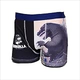 Godzilla Boxer Briefs Thirty-six Views of Mt. Fuji Hokusai Navy Blue Medium