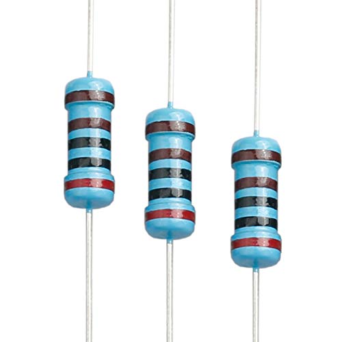 EDGELEC 100pcs 2K ohm Resistor 1W, 1 Watt ±1% Tolerance Metal Film Fixed Resistor, Multiple Values of Resistance Optional