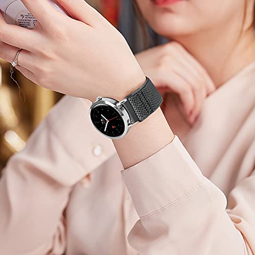 Relting Compatible with 16mm 18mm 19mm 20mm 22mm Watch Bands Quick Release Replacement Wristband,Adjustable Stretchy Nylon Solo Loop Straps Fabric Braided Sport Elastic Bands for Men Women