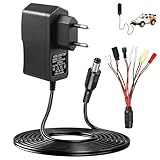 Compatibilité Étendue avec Batteries 2-10S – Ce chargeur intelligent RC est compatible avec une large gamme de batteries, allant de 2,4V à 12V pour batteries NiMH et NiCd 2-10S. Il est également conçu pour les modèles RC, y compris les voitures RC, drones, bateaux RC et avions RC. Il inclut cinq adaptateurs universels : Tamiya, Mini Tamiya, JST, SM 2P, HuanQi et DuPont, pour une utilisation avec une variété d'appareils.