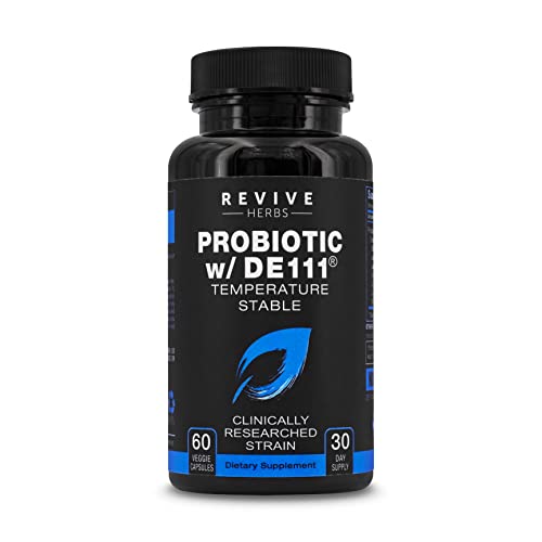 Advanced Probiotic with DE111 Strain (Bacillus subtilis). Spore Forming Probiotic. No Refrigeration Needed. 11.5 Billion Organisms. Probiotics for Women and Men. 60 Vegetable Capsules.