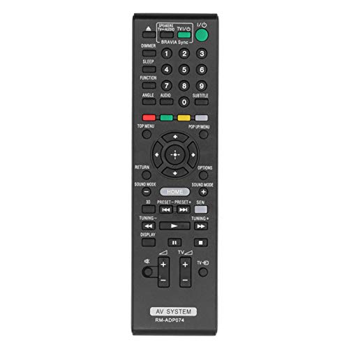 Annadue RM‑ADP074 TV Remote Control Suitable for Various Brands of LCD TVs Replacement ABS Black Durable Compact Universal Controller
