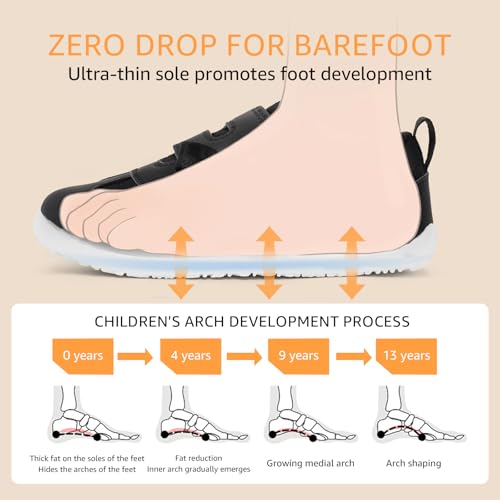 Image of STQ KIDS Toddler Wide Toe Box Shoes Boys Girls Barefoot Sneakers