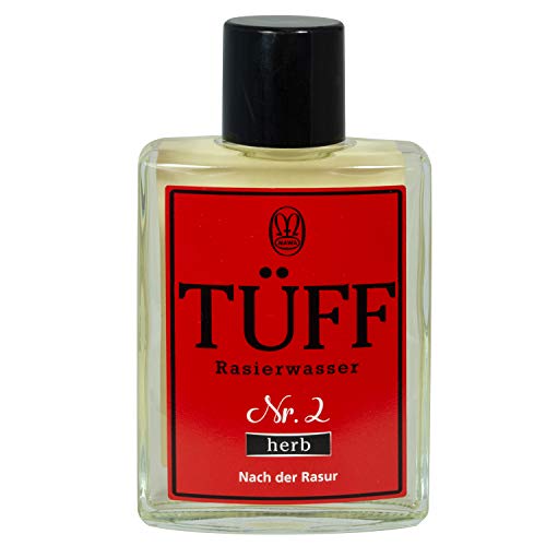 Tüff After Shave - Agua de afeitar nº 2 'herb', 100 ml, productos de culto de la RDA