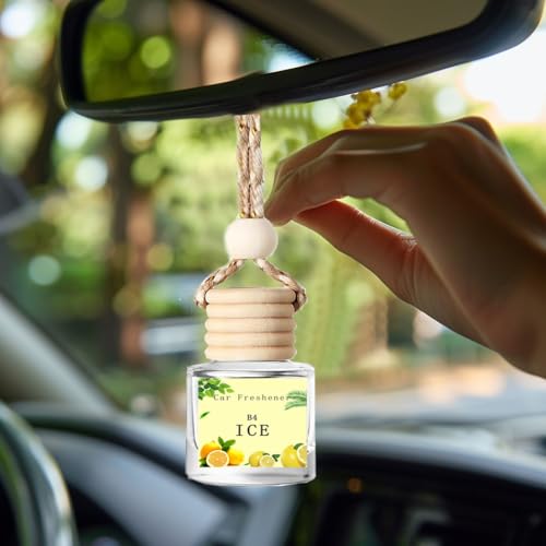 Image of Hanging Car Air Freshener Diffuser, Long Lasting Essential Oil Diffuser, Premium Hanging Scent Air Freshener for Car Interior, Odor Eliminator to Refresh Driving Space and Create Aromatic Car Oasis