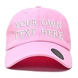 Love Sketches Custom Embroidered Dad Hat – Classic Polo Style Baseball Cap Adjustable Cotton Low Profile for Men & Women Pink