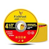 FIXLTFAST 50 Pack Cut Off Wheels 4 1/2' x .045' x 7/8' Metal Cutting Wheel, Thin 4.5” Metal & Stainless Steel Fast Angle Grinder Cutting Discs