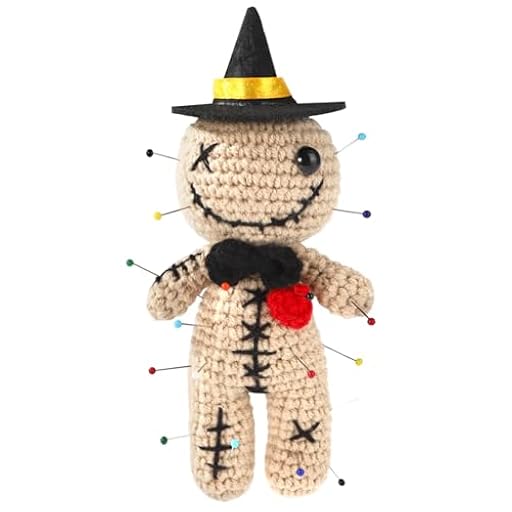 TOYMIS Muñeco Vudú de Mago Positivo, Divertido Muñeco Vudú Ganchillo con Alfileres Juguete Positivo Punto Caqui Adornos Brujería Decoración de Halloween para la Oficina y el Hogar | Ya disponible en tu tienda friki favorita! En mundofriki.es! TOYMIS Muñeco Vudú de Mago Positivo, Divertido Muñeco Vudú Ganchillo con Alfileres Juguete Positivo Punto Caqui Adornos Brujería Decoración de Halloween para la Oficina y el Hogar | Ya disponible en tu tienda friki favorita! En mundofriki.es!
