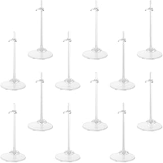 NUOBESTY Suportes De Suporte De Boneca 12Pcs Mini Figuras De Ação De Boneca Suporte De Suporte De Boneca De Brinquedo Base Suporte De Boneca Figuras Exibição Rack Suporte De Urso Para Casa