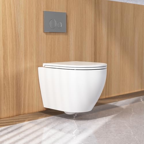 DeerValley In-Wall Toilet Combo Set and Carrier System, Wall Hung