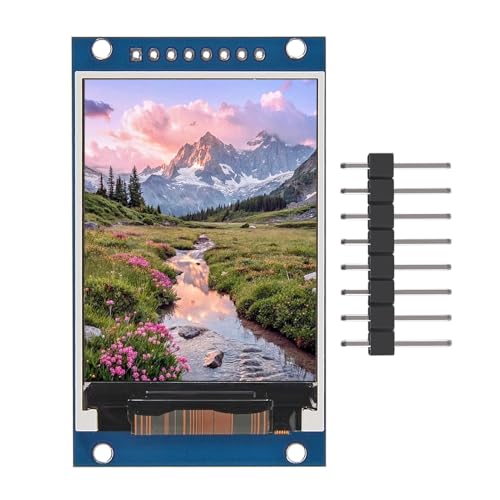 Image of AITRIP 1PCS 2.0inch SPI LCD Module, 240x320 IPS TFT Display, ST7789V RGB Color LCD Module with 3.3V /5V for Raspberry Pi, Arduino, STM32 and ESP32 DIY Electronics Projects
