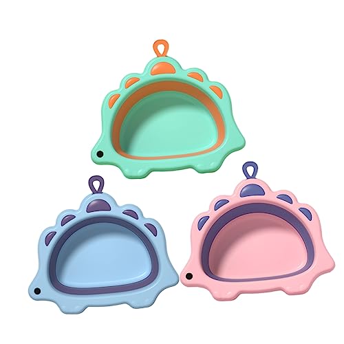 JOINPAYA 3 Piezas Lavabo Pequeño Baño De Lavar Lavabo Para Bebé Lavabo Infantil Precioso Lavabo Espesar Lavabo Laving up Basin Lavabo De Baño Lavabo Plegable Tipe