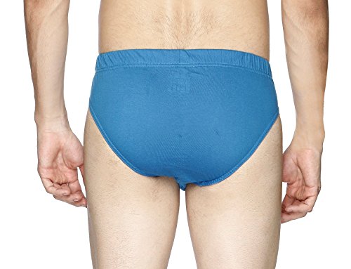 Image of Semantic Men's Solid Cotton Brief Underwear - Pack of 3