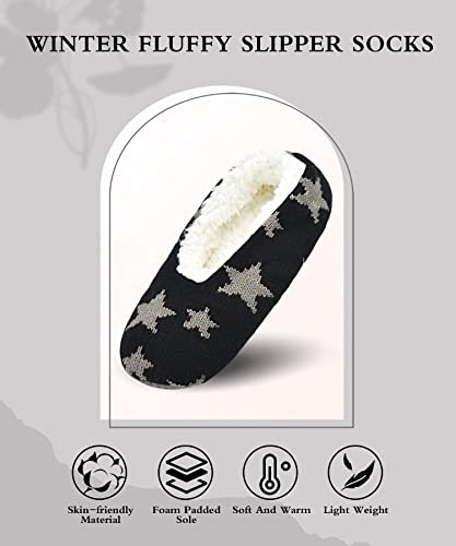 Keyela Slipper Socks for Women Grippers- House Slippers for Women Indoor -Non Slip Socks- Fuzzy Cute Animal Women's/Ladies Slippers-Holiday Gifts for Her/Mother's3