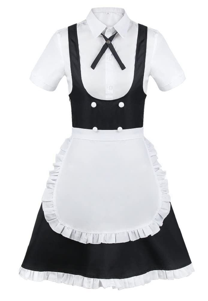 Womens Nanakusa Nazuna Cosplay Costume Black Hoodie Jacket Full Set Halloween Anime Uniform