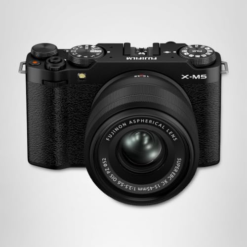 FUJIFILM X-M5 Mirrorless Camera with XC15-45mm Lens Kit