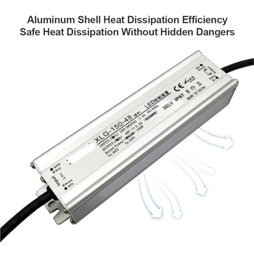 Alimentation étanche pour ruban LED extérieur 36V avec boîtier commutable 150W