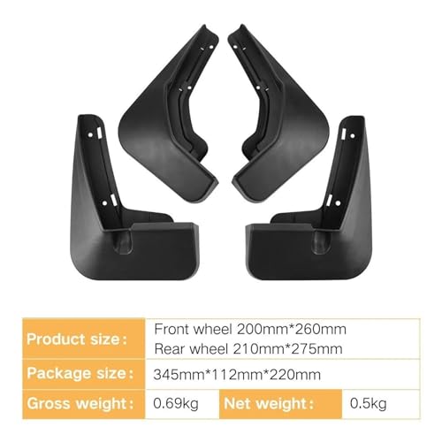 Guardabarros para coche Trumpchi GS3: Cubierta de ruedas para lluvia y barro 2023-2024 2