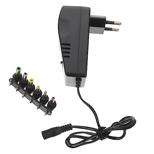 GALPADA 1Juego Adaptador de Alimentación Ajustable para Electrodomésticos Cargador Protección contra Sobretensiones y Cortocircuitos Enchufe UE